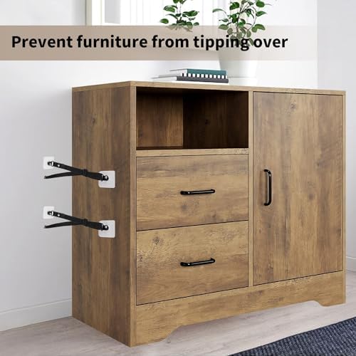 Vue 4 de Sangles Antibasculement Meubles Et