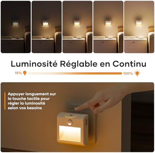 Vue 5 de Lot De Veilleuses Led