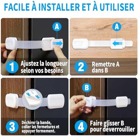 Vue 5 de Echocube Bebe Securite Verrouillage