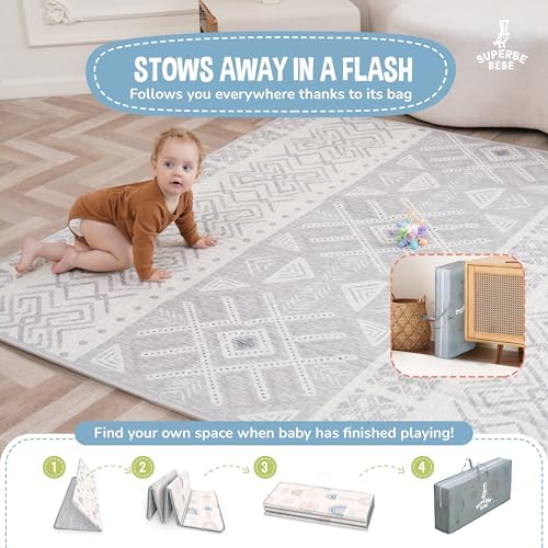 Vue 3 de Tapis Deveil Bebe Pliable