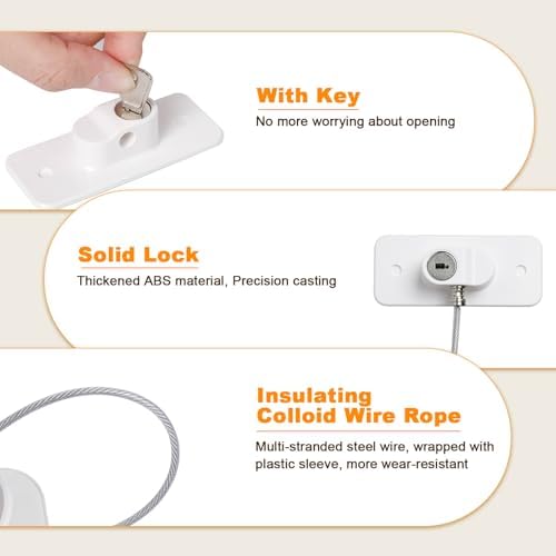 Vue 3 de Aiqinu Pcs Securite Fenetre