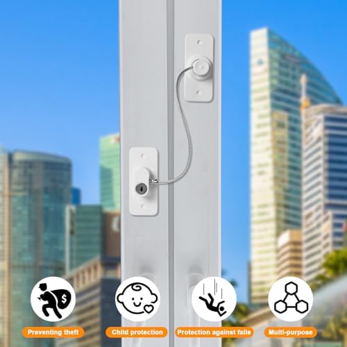 Vue 7 de Aiqinu Pcs Securite Fenetre