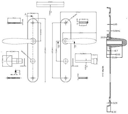 Vue 2 de Bricard Ensemble Poignees Zamak