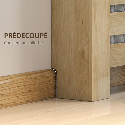 Vue 3 de Homcom Couvercle De Radiateur