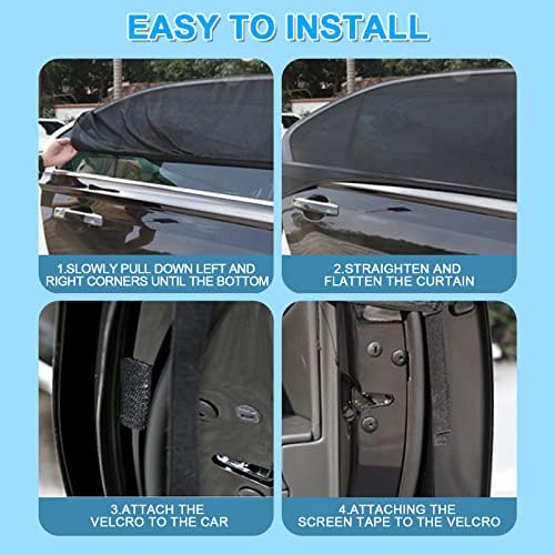 Vue 6 de Joyblossom Pare Soleil Voiture