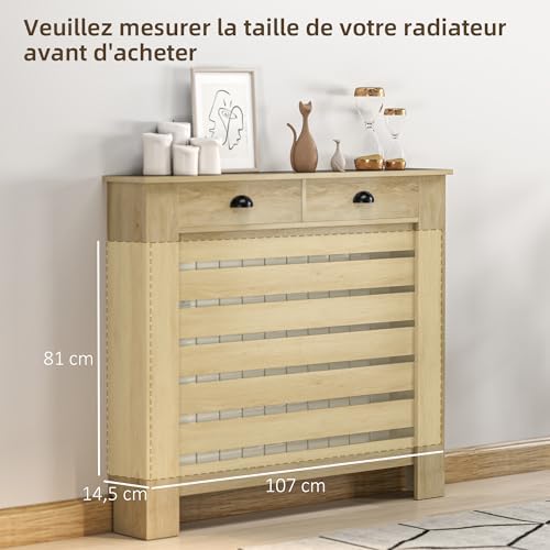 Vue 6 de Homcom Couvercle De Radiateur