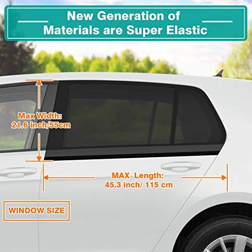 Vue 2 de Winmax Paresoleil Voiture Bebe