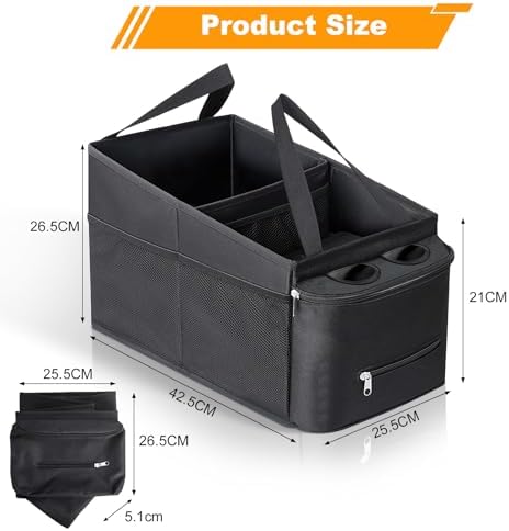 Vue 2 de Romon Organisateur Voiture Rangement