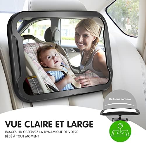 Vue 4 de Vinabo Miroir Voiture Bebe