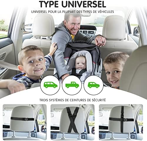 Vue 6 de Vinabo Miroir Voiture Bebe