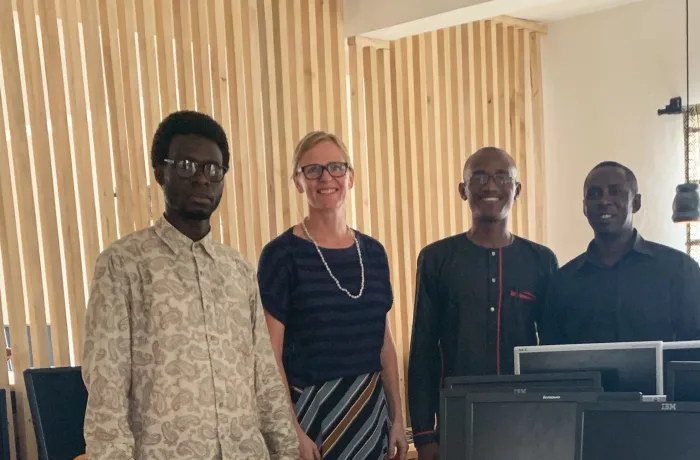 Aurora donated 20 computers to Leaders Collage for their new IT lab