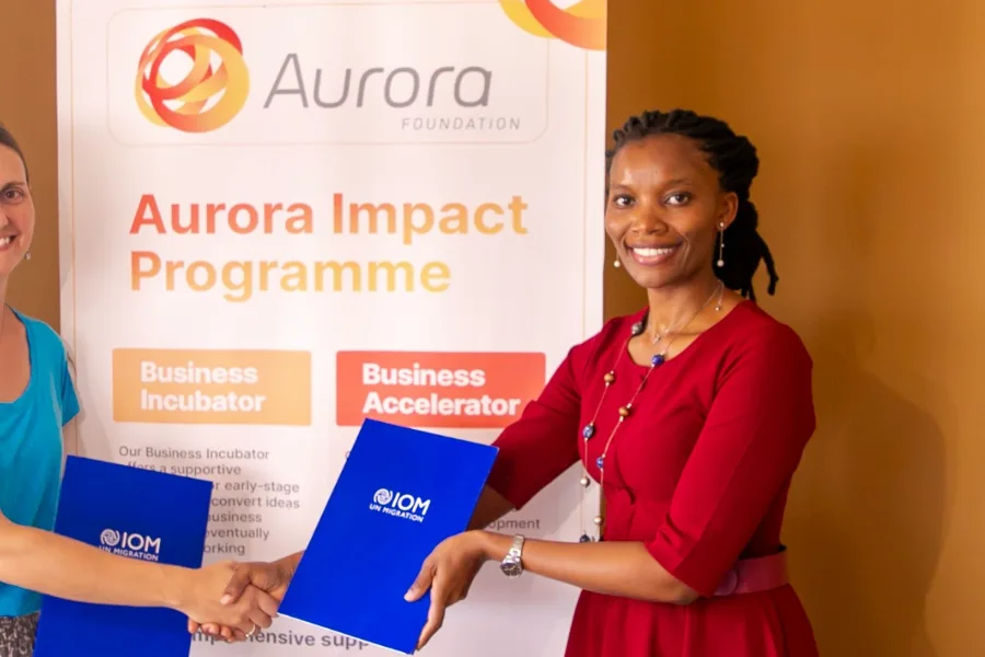 Aurora Foundation Signs MOU with IOM Sierra Leone as part of the Return and Reintegration Program