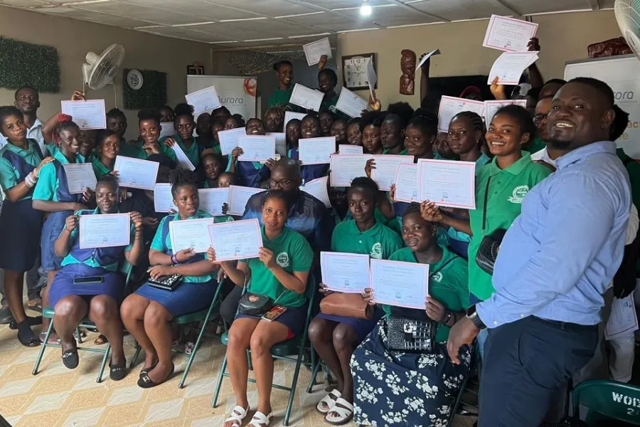 Aurora Foundation's Entrepreneurship training at WODA SL