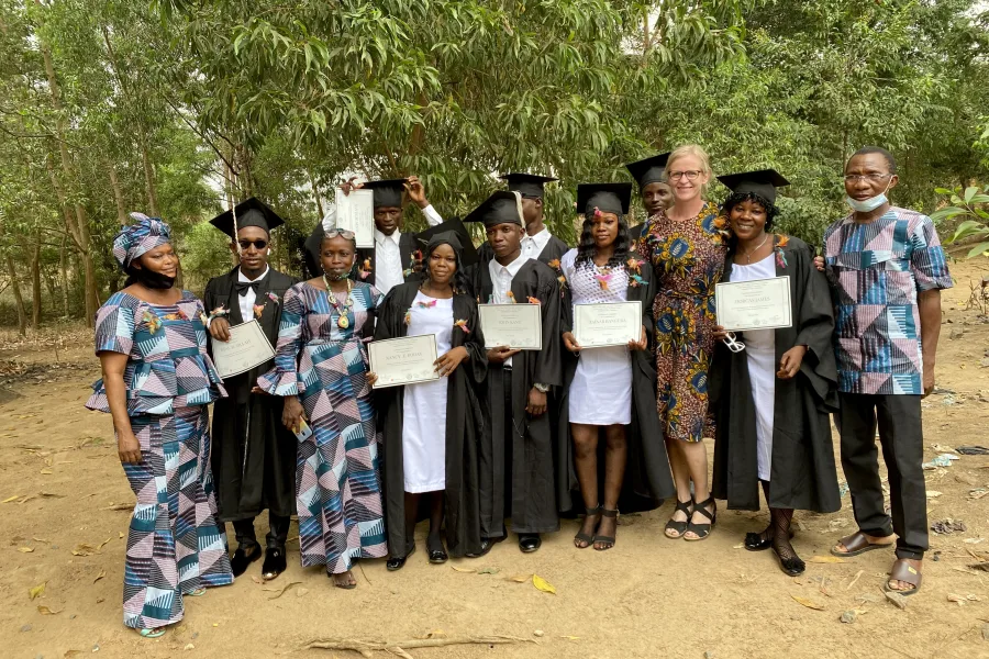 The students at the Lettie Stuart Pottery graduated!