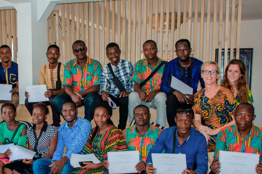 The first graduates of our Intermediate ICT course!