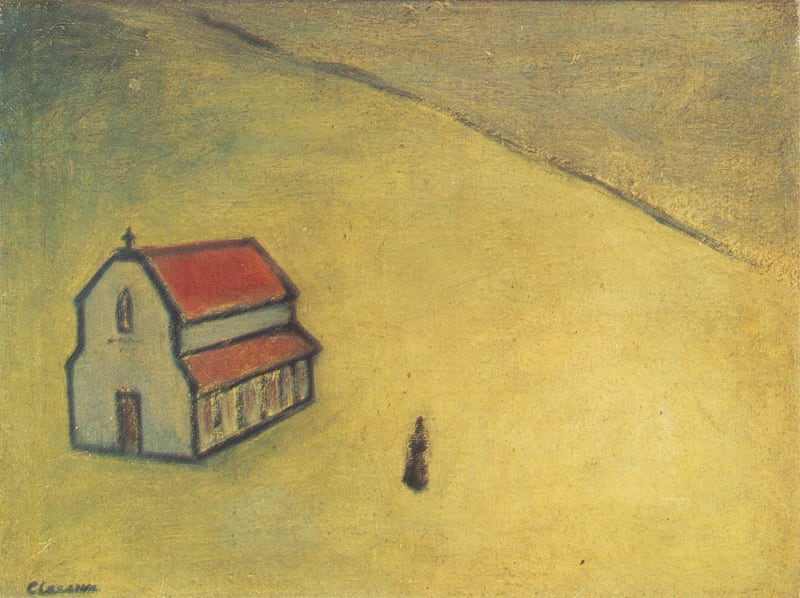 Painting of a church