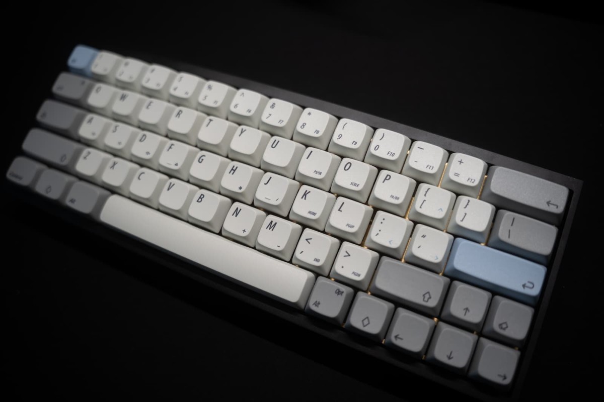 完成したキーボード