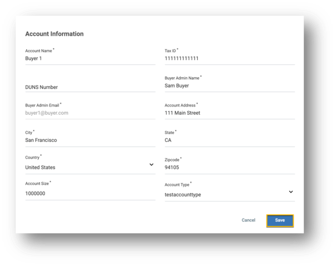 Account Information