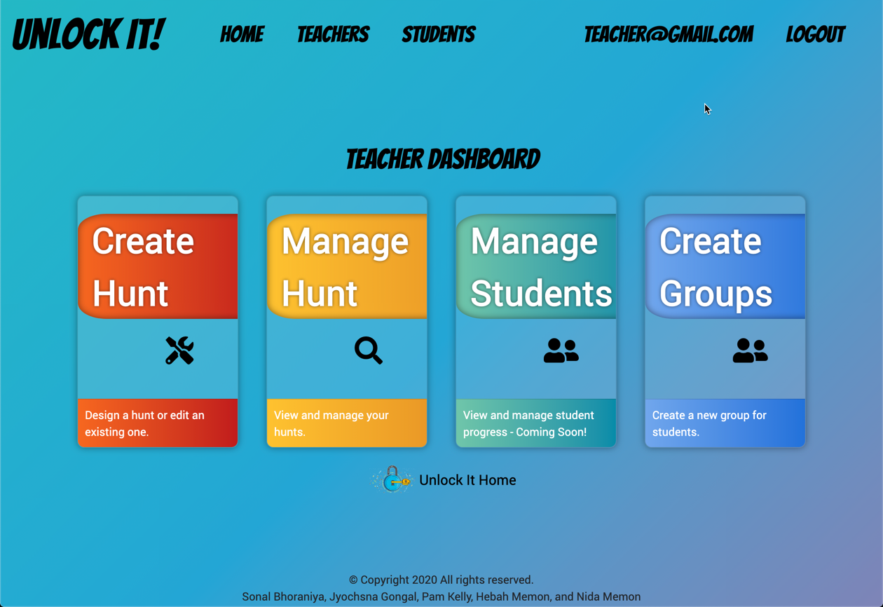 Teacher Dashboard