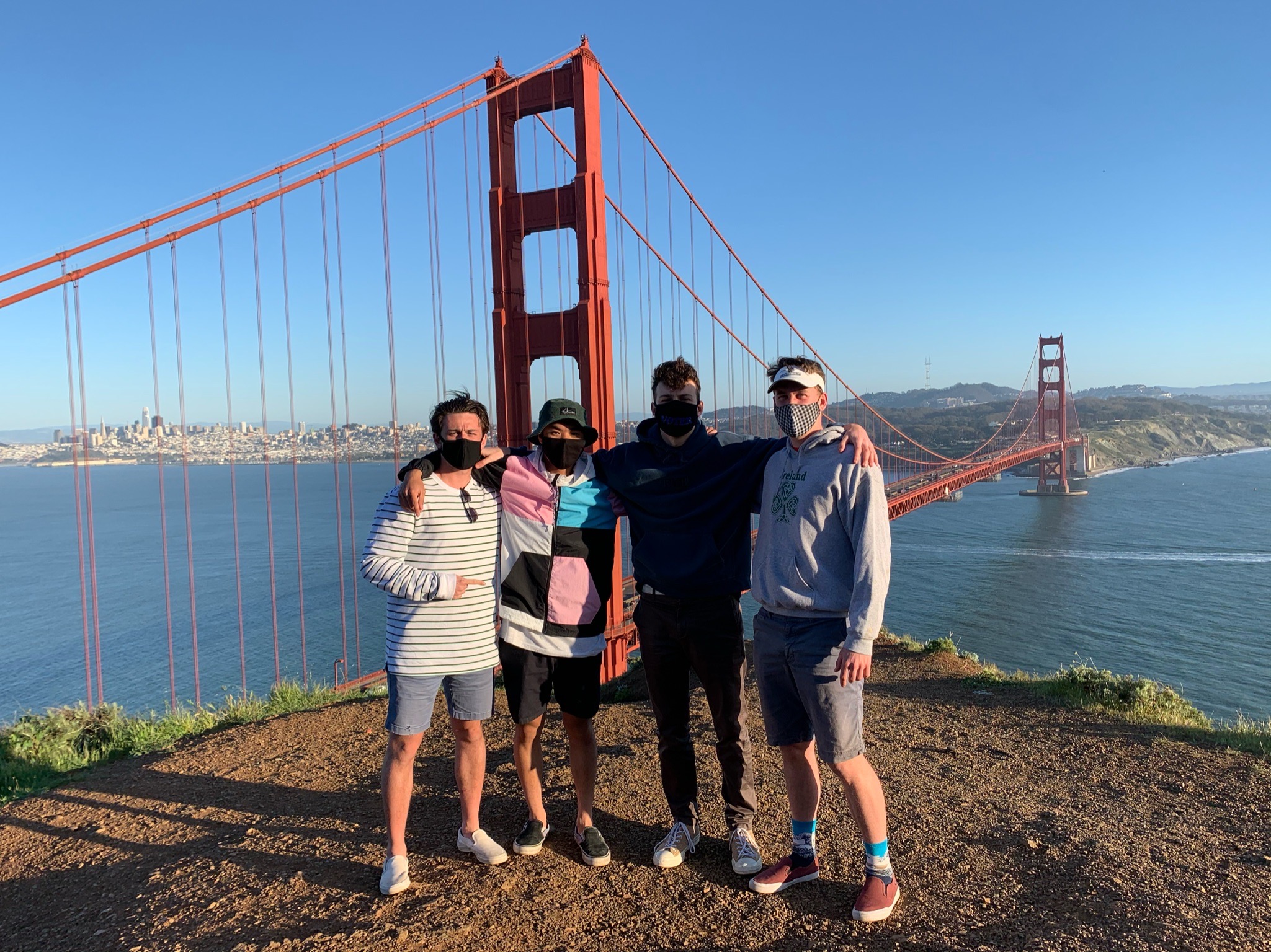 A well deserved study break to hike around San Francisco's Golden Gate Bridge....