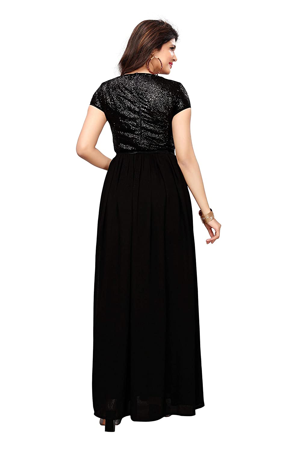 long georgette gowns