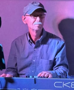 Ken on lead & backup vocals - Steele Rail Band