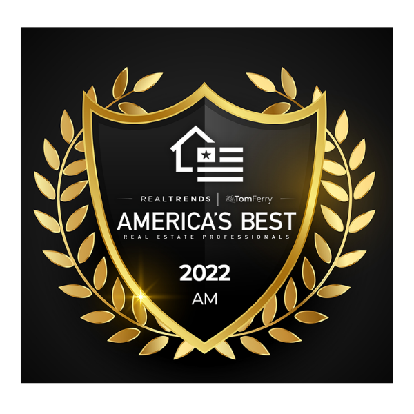 America's Best Real Estate Professionals 2022 award from Real Trends and Tom Ferry - Abmont Realty Group