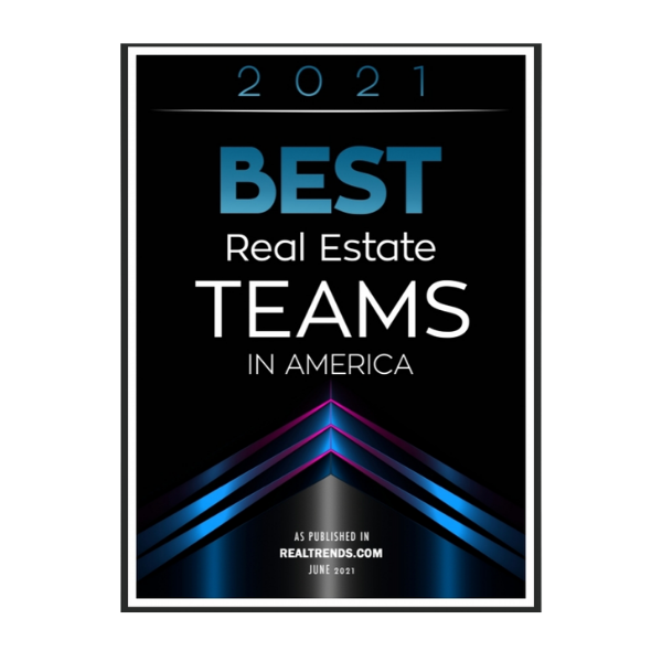 Best Real Estate Teams in America 2021 award from RealTrends - Abmont Realty Group