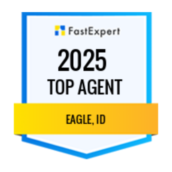 Top Agent in Eagle Idaho 2025 award from FastExpert - Abmont Realty Group