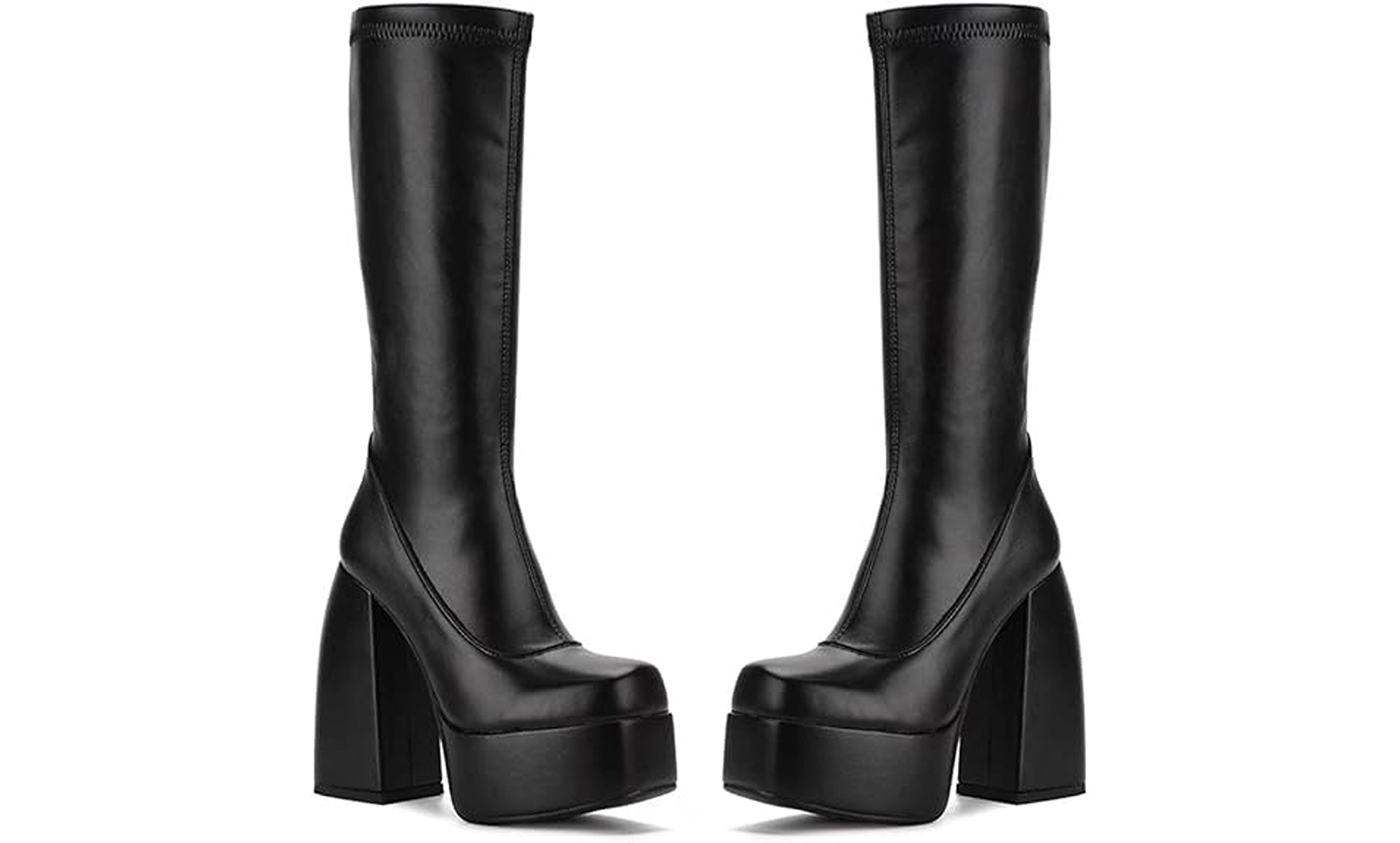 greemarliy mid-calf knee high boots dupe