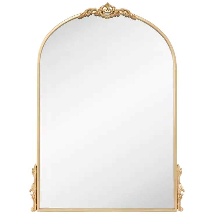 hobby lobby gold arch & flourish wall mirror dupe