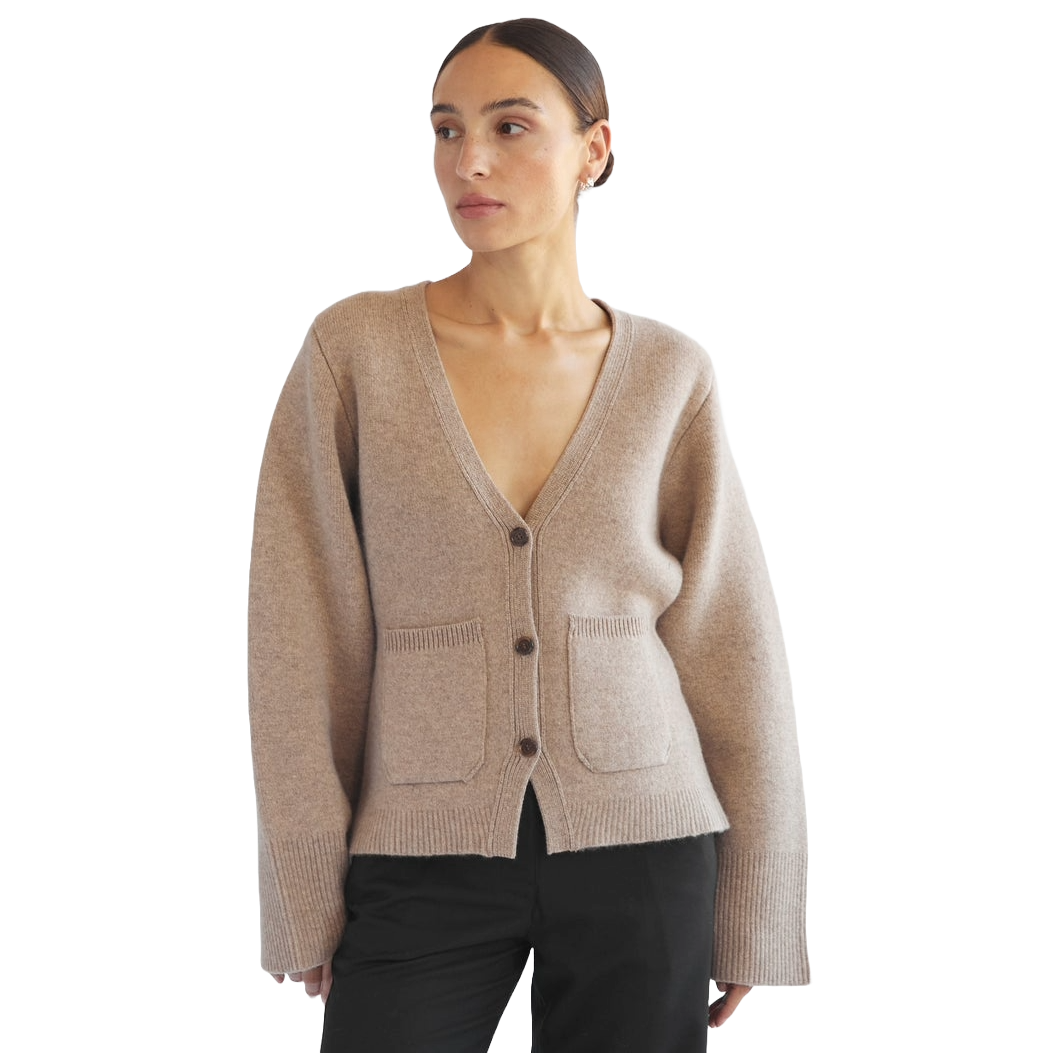 almina concept v-neck cardigan dupe