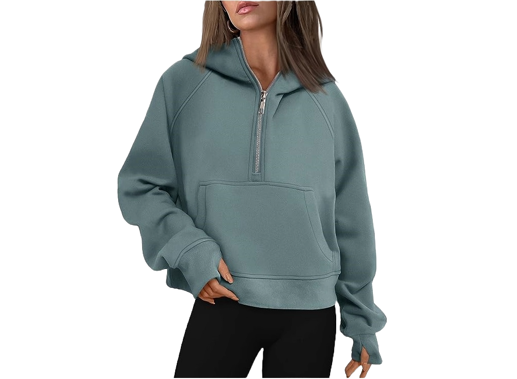 automet half zip hoodie dupe