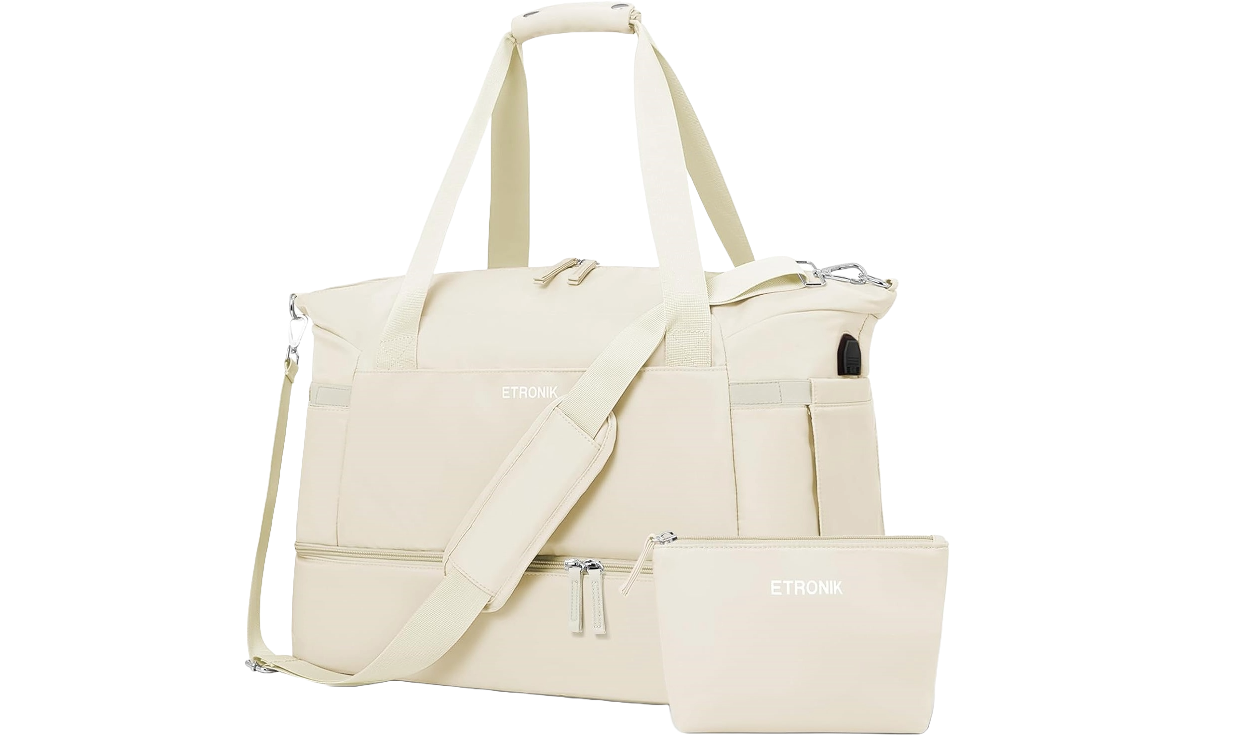 etronik weekender bag dupe