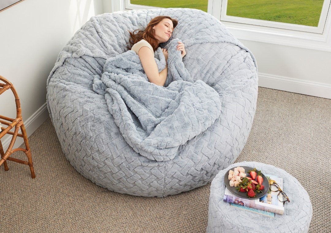 Multi-Purpose Oversize Beanbag Sac Cover Soft Living Room Giant