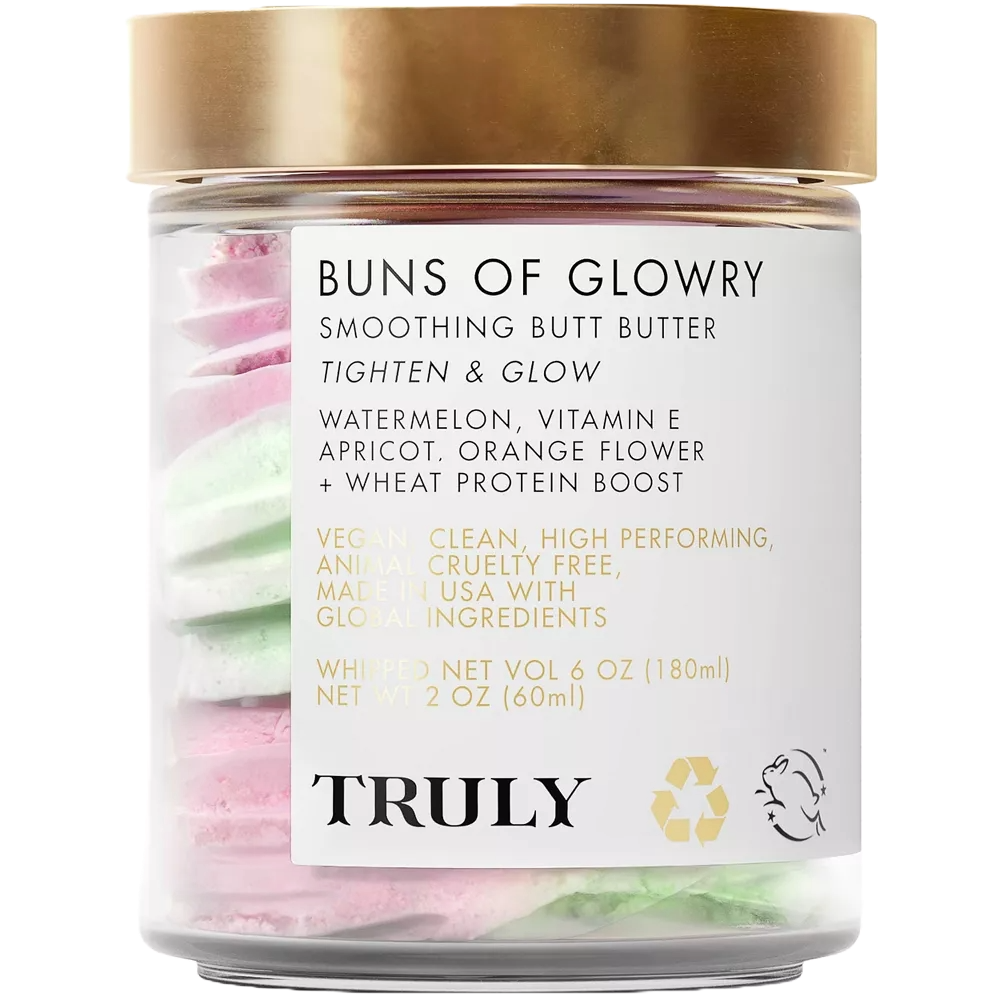 truly buns of glowry tighten & glow smoothing butt butter dupe