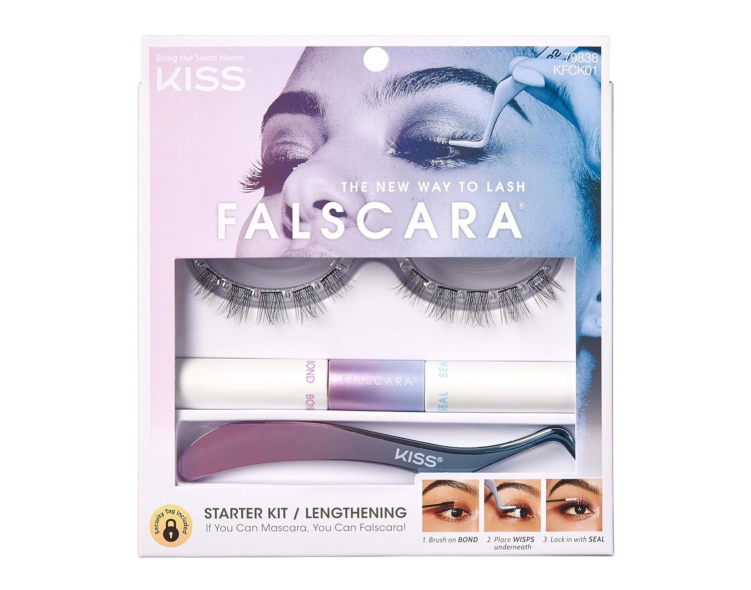 kiss falscara extension starter kit dupe