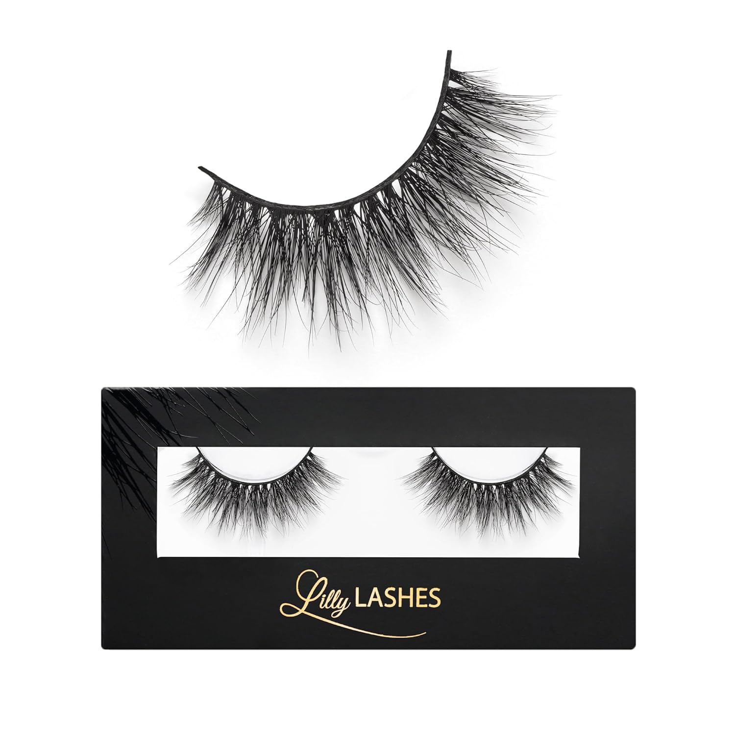 lilly 3d mink lashes dupe 