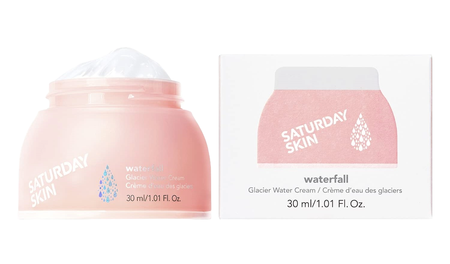 saturday skin face moisturizer water cream dupe