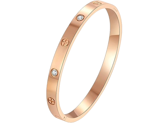 yufanhy cuff gold plated stainless steel bracelet dupe