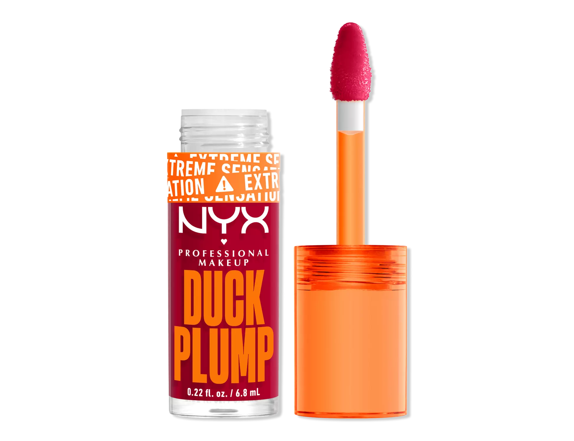 nyx duck plumping up gloss in hall of flame dupe