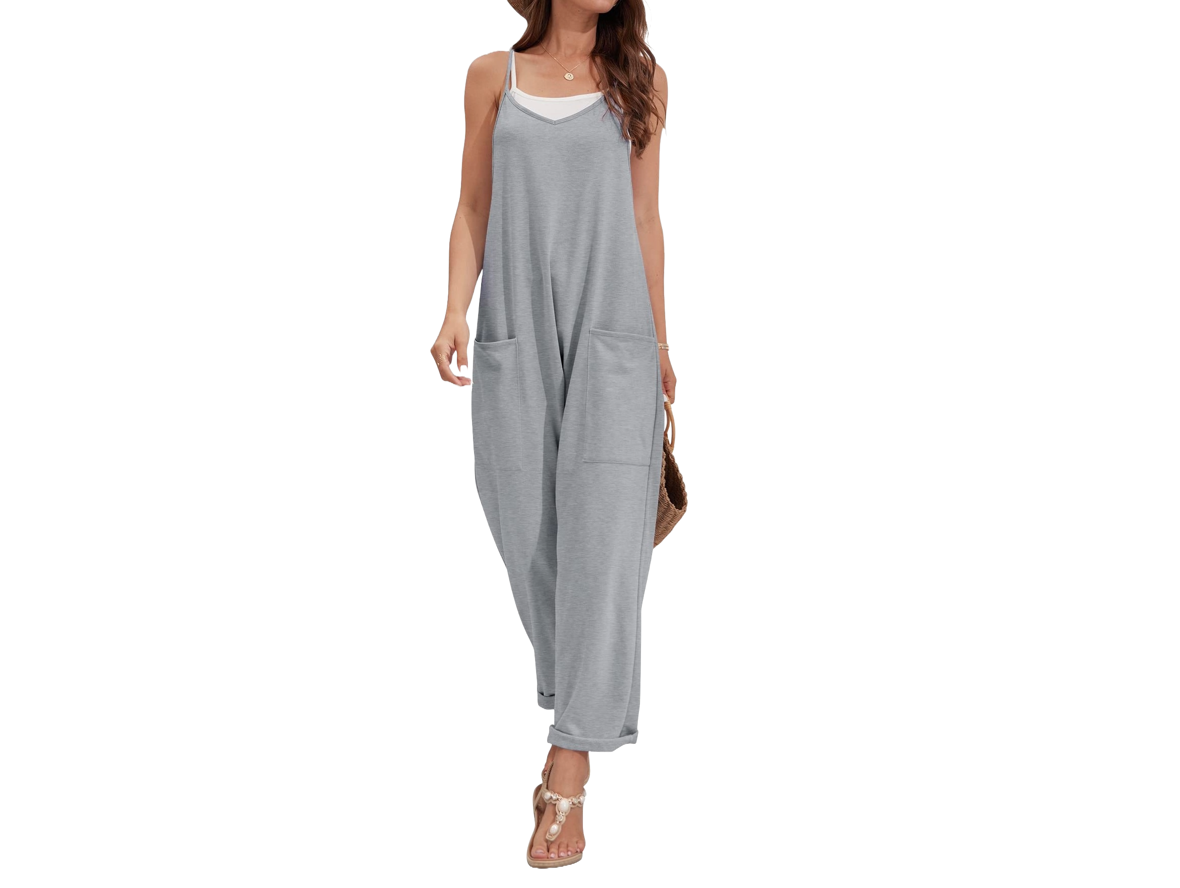 greaidea sleeveless jumpsuit dupe