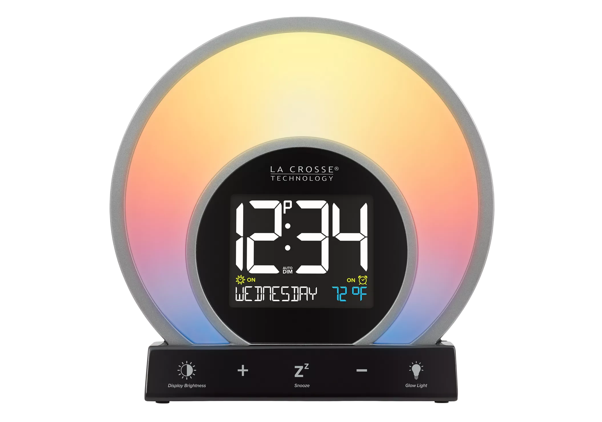 la crosse sunrise sunset light alarm clock dupe