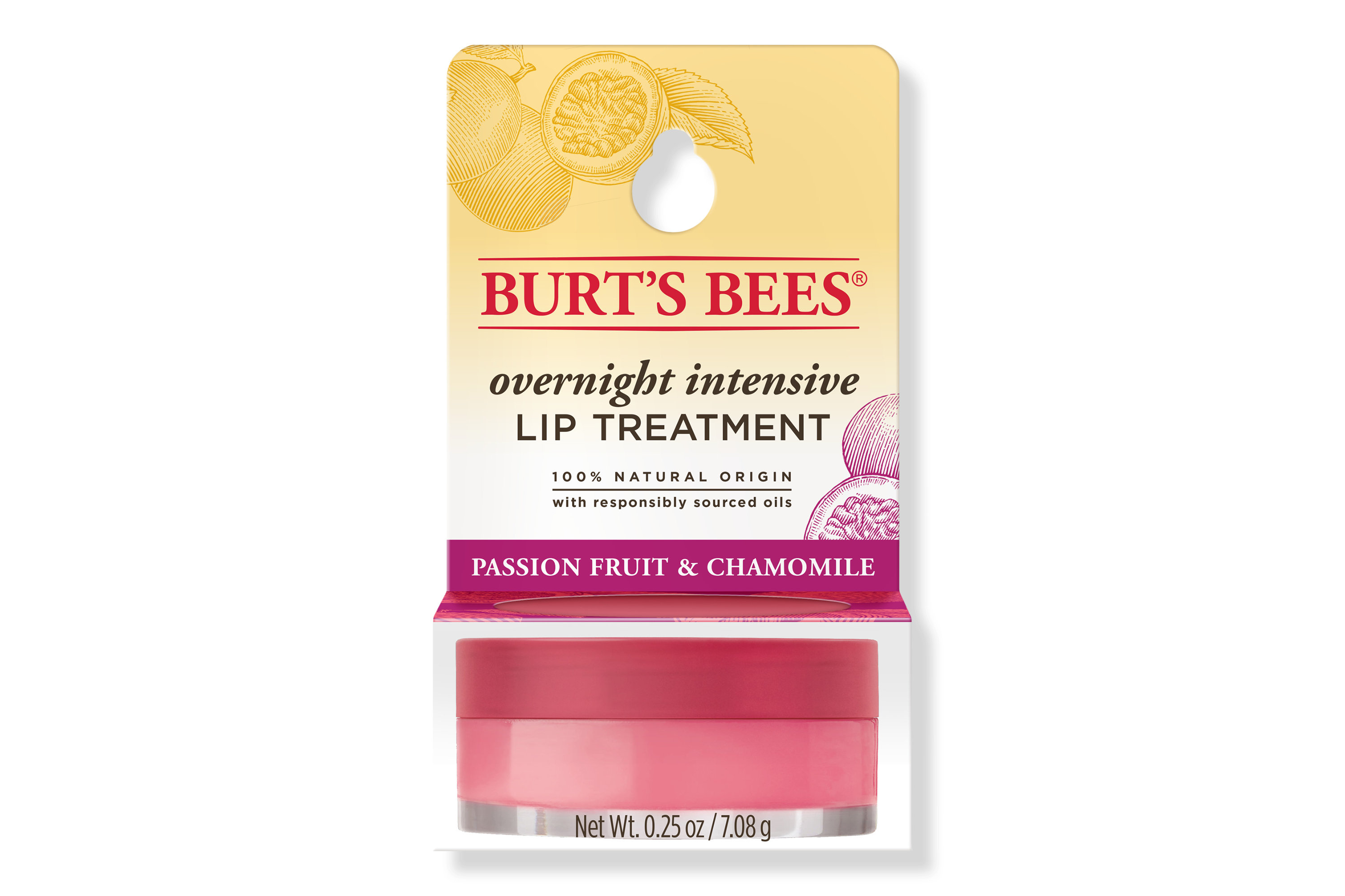 burts bees passionfruit chamomile overnight lip treatment dupe