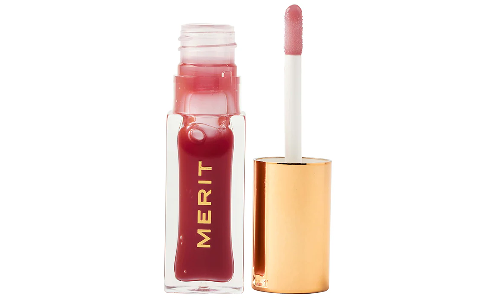 merit shade sheer tinted lip oil dupe