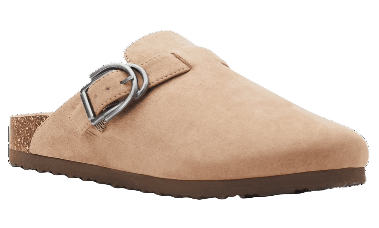 time & tru women’s buckle clogs dupe