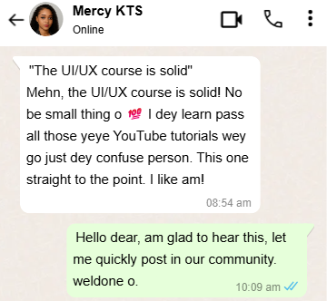 WhatsApp Testimonial 3 - Instant Access