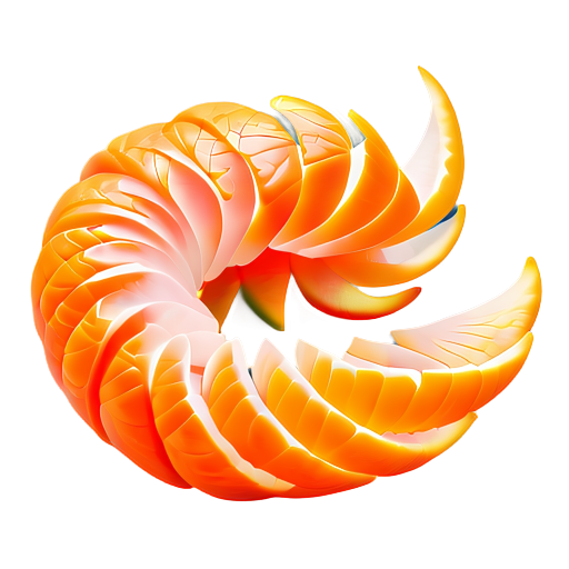 Mandarinenschale