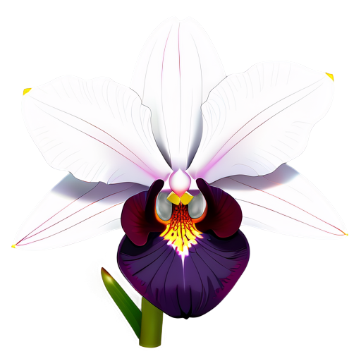 schwarze Orchidee