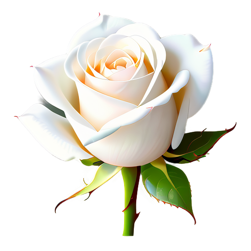 weiße Rose